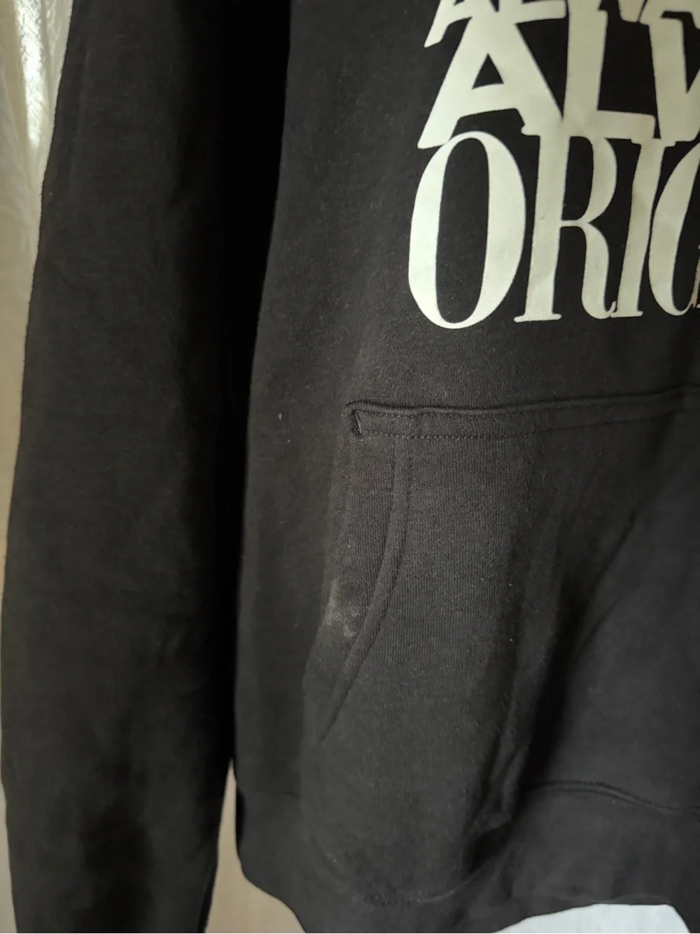Adidas OG Always Fresh Always Original Black Graphic Hoodie Sweatshirt Fruit
